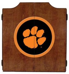 Clemson Dart Cabinet (Finish: Pecan Finish)