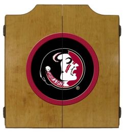 Florida State Dart Cabinet (Finish: Oak Finish)