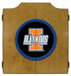 Illinois Dart Cabinet (Finish: Oak Finish)