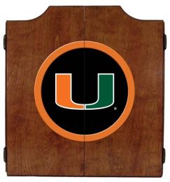 Miami Dart Cabinet (Finish: Pecan Finish)