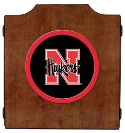 Nebraska Dart Cabinet (Finish: Pecan Finish)