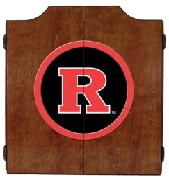 Rutgers Dart Cabinet (Finish: Pecan Finish)