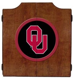 Oklahoma Dart Cabinet (Finish: Pecan Finish)