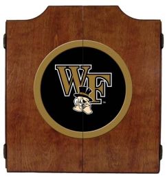 Wake Forest Dart Cabinet (Finish: Pecan Finish)